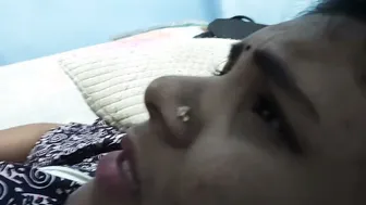 Stepsister Giving Blowjob And Fucking Stepbrother Wildly