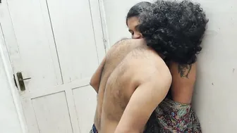 Blowing Him Before Getting Fucked Hard In Their Bedroom