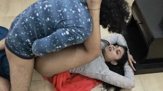 Hungry Boyfriend Licking Her Wet Pussy Under Her Skirt