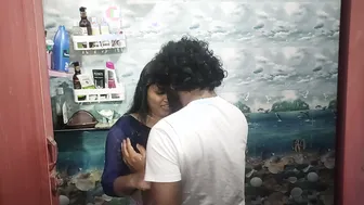 Newly Married Couple Fucking In Saree After Bath Time