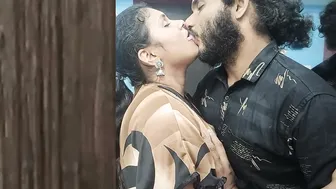 Indian Couple Kissing And Fucking Hard In Their Bedroom