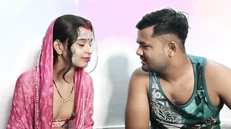 Married Couple Celebrating Wedding Night Fucking Hard