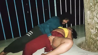 Indian Couple Having Risky Sex By The River At Night
