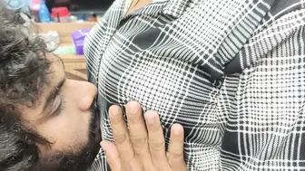 Shirt Ripped Open Sucking Her Big Tits Hard And Deep