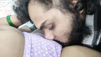 Newlywed Couple Having Romantic First Night Sex Together