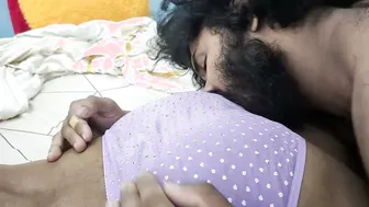 Newlywed Couple Having Romantic First Night Sex Together