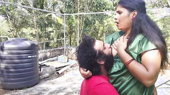 Mallu Couple Fucking Hard On Terrace Outdoor Rooftop