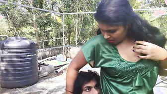 Mallu Couple Fucking Hard On Terrace Outdoor Rooftop