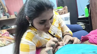 Hot Desi Teacher Giving Blowjob to Her College Student