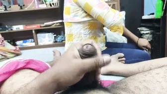Hot Desi Teacher Giving Blowjob to Her College Student