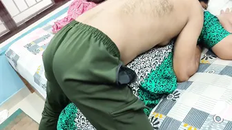 Young Couple Having Passionate Sex in Bedroom at Night