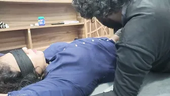 Blindfolded Wife Shared with Friend as Anniversary Gift