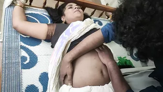 Wife Tied Spread Eagle Getting Her Navel Licked Slowly
