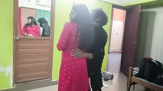 Married Couple Kissing and Pressing Her Juicy Round Ass