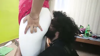 Married Couple Kissing and Pressing Her Juicy Round Ass