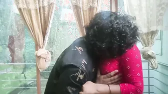 Married Couple Kissing and Pressing Her Juicy Round Ass