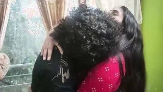 Married Couple Kissing and Pressing Her Juicy Round Ass