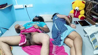 Hot Couple Removing Nighty Before Rough Bedroom Fucking