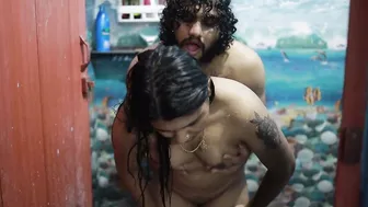 Step Sis Bathing With Bro Getting Wet Fucked in Bedroom