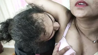 Mallu Couple Armpit Licking In Saree Before Hot Fucking