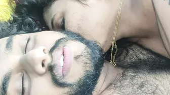 Indian Wife Riding Husband While He Sucks Her Big Tits