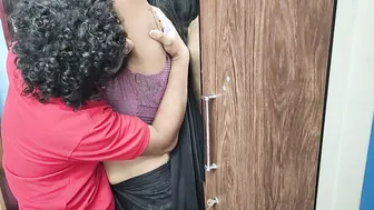 Fucking My Hot Girlfriend Wearing A Half Saree At Home