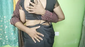 Hotel Romance With Girlfriend Dropping Her Saree Slowly