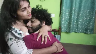 Desi Couple Playing With Boobs Kissing Sucking Nipples