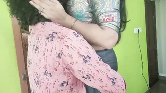 Wife in Saree Getting Navel Licked Boobs Pressed Hard