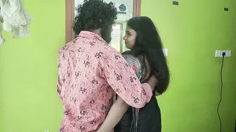 Wife in Saree Getting Navel Licked Boobs Pressed Hard