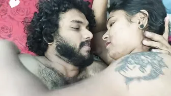 Desi Wife Giving Hot Handjob To Husband In Bedroom