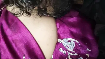 BDSM Wife Tied Gets Saree Removed Before Blowjob Sex