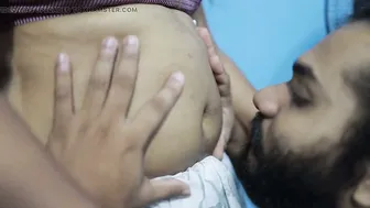 Saree Navel Licking Hot Wife Getting Romantic Kisses