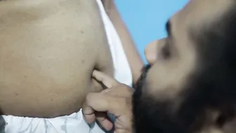 Saree Navel Licking Hot Wife Getting Romantic Kisses
