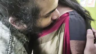 Blindfolded Wife Tied in Saree Gets BDSM Treatment