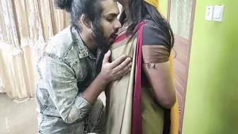 Blindfolded Wife Tied in Saree Gets BDSM Treatment