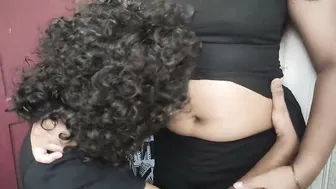 Girl In Seethrough Dress Getting Her Navel Licked Seductively
