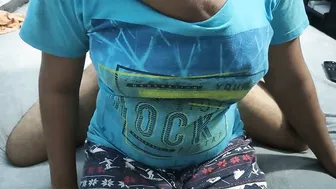 Girlfriend Letting Him Play With Her Big Natural Soft Boobs