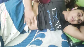 Amateur Pair Kissing Heavily While She Wears Short Skirt