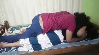 Amateur Pair Kissing Heavily While She Wears Short Skirt