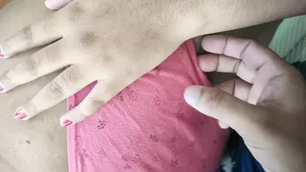 Girlfriend Removing Panties Before Getting Pussy Rubbed Hard