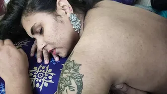 Couple Removing Saree Before Fucking Hard In Their Bedroom