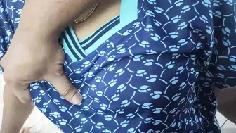 Married Woman Showing Hot Ass And Pussy In Nighty At Home