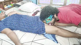 Married Woman Showing Hot Ass And Pussy In Nighty At Home