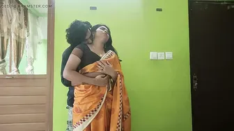 Desi Wife Kissing Passionately In Saree With Deep Liplock