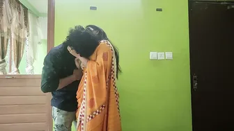 Desi Wife Kissing Passionately In Saree With Deep Liplock