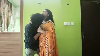 Desi Wife Kissing Passionately In Saree With Deep Liplock