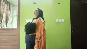 Desi Wife Kissing Passionately In Saree With Deep Liplock