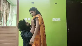 Desi Wife Kissing Passionately In Saree With Deep Liplock