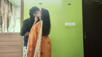 Desi Wife Kissing Passionately In Saree With Deep Liplock